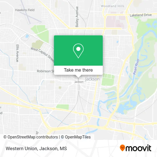 Western Union map