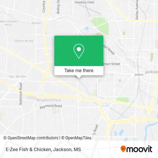 E-Zee Fish & Chicken map