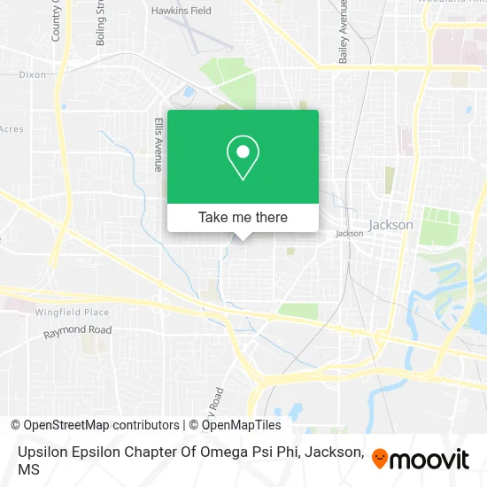 Upsilon Epsilon Chapter Of Omega Psi Phi map