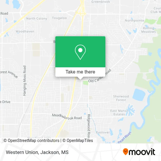 Western Union map