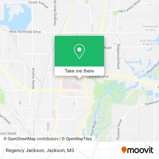 Regency Jackson map
