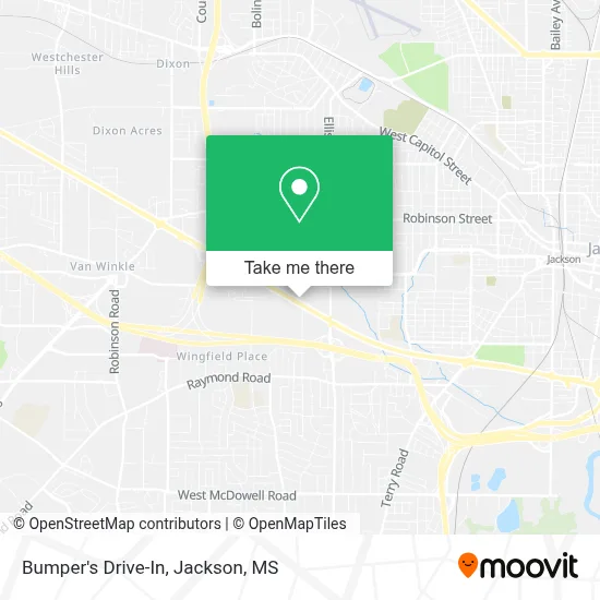 Bumper's Drive-In map