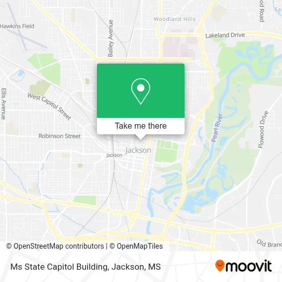 Ms State Capitol Building map