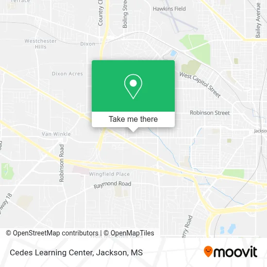 Cedes Learning Center map