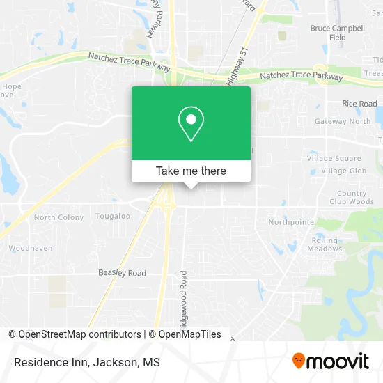 Residence Inn map