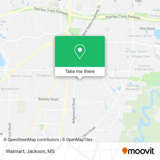 Walmart map