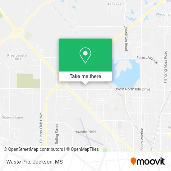 Waste Pro map
