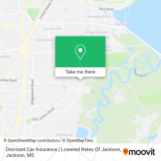Discount Car Insurance | Lowered Rates Of Jackson map