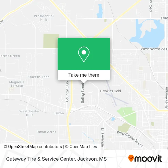 Gateway Tire & Service Center map