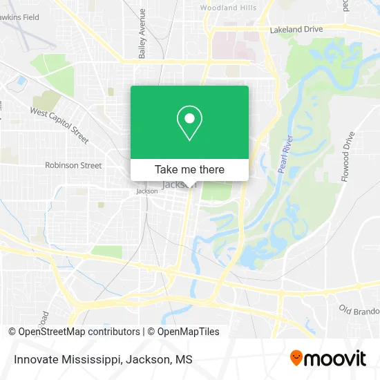 Innovate Mississippi map