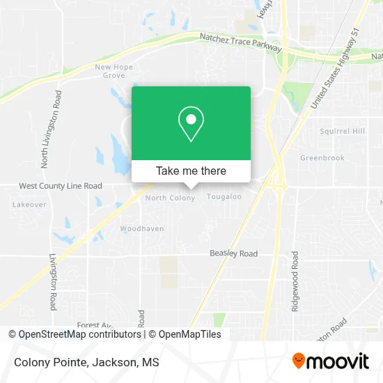 Colony Pointe map