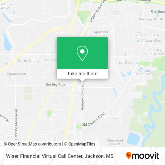 Wiser Financial Virtual Call Center map