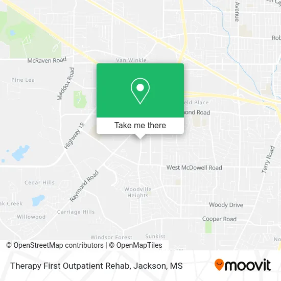 Therapy First Outpatient Rehab map
