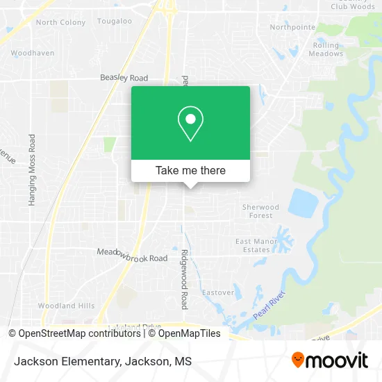 Jackson Elementary map