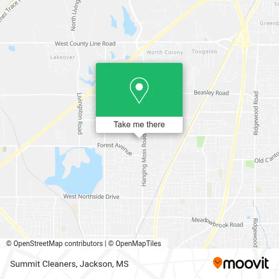Summit Cleaners map