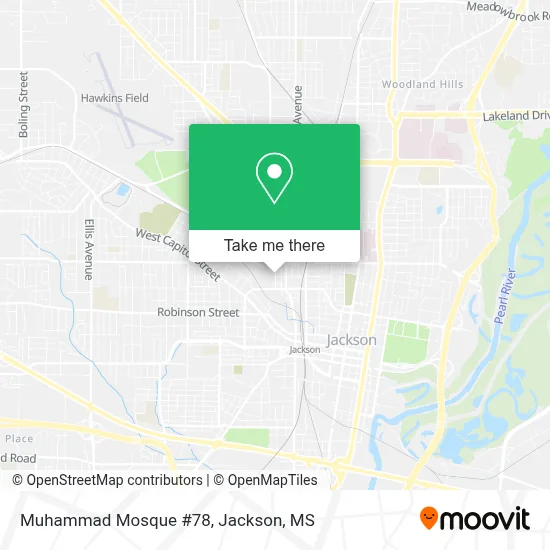 Muhammad Mosque #78 map