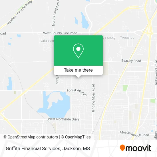 Griffith Financial Services map