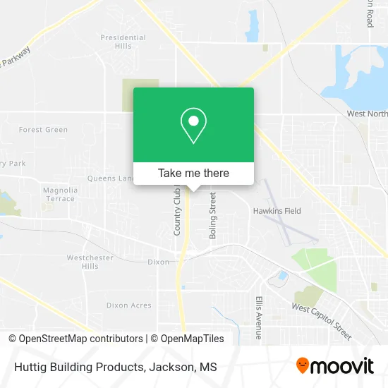 Huttig Building Products map