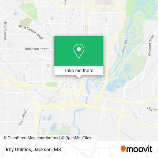 Irby Utilities map