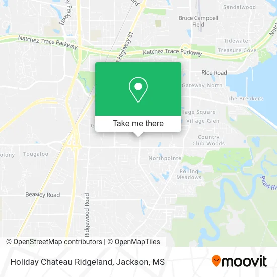 Holiday Chateau Ridgeland map