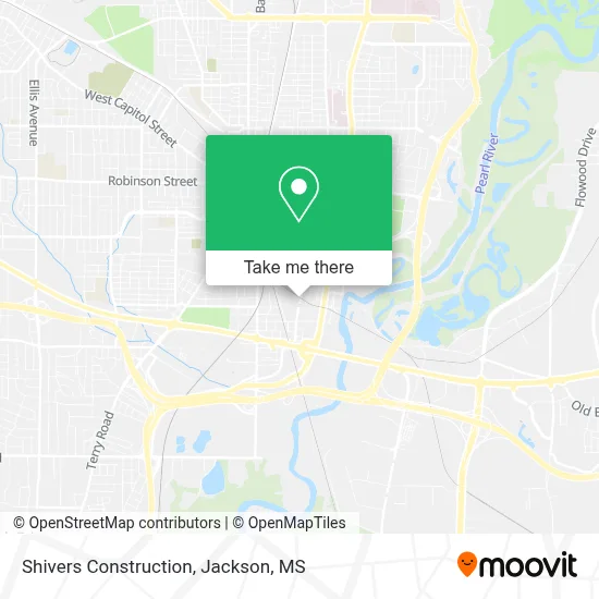 Shivers Construction map