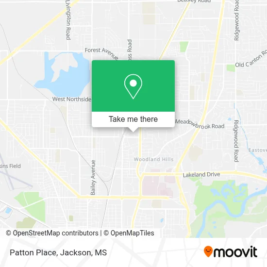 Patton Place map