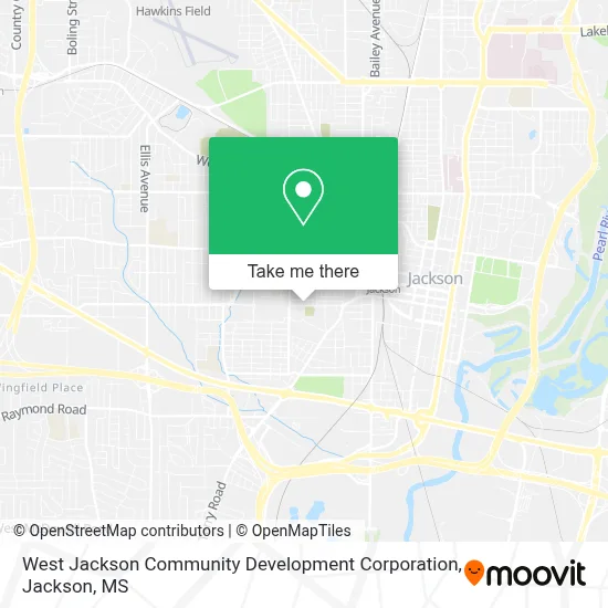 West Jackson Community Development Corporation map