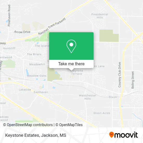 Keystone Estates map