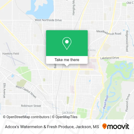 Adcox's Watermelon & Fresh Produce map