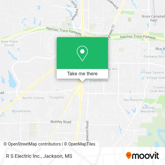 R S Electric Inc. map