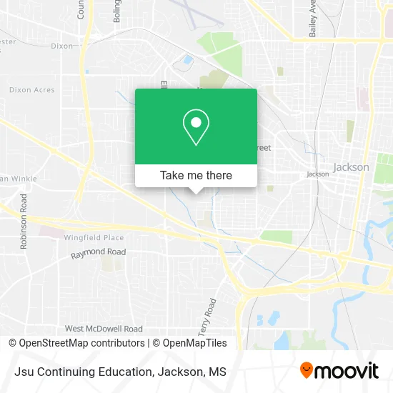 Jsu Continuing Education map