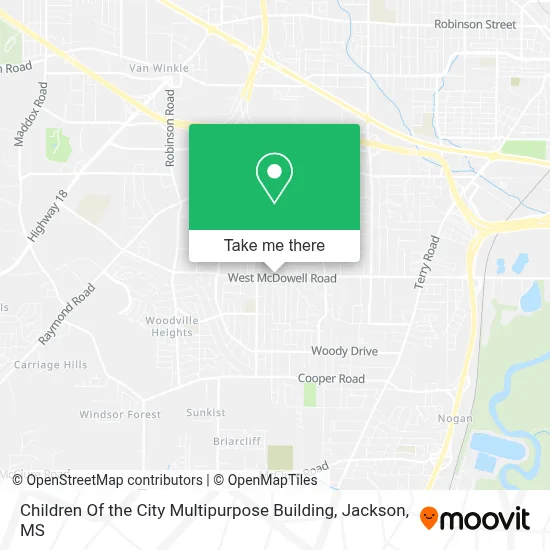 Children Of the City Multipurpose Building map
