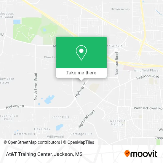 At&T Training Center map