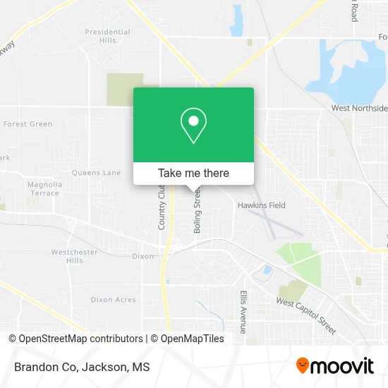 Brandon Co map