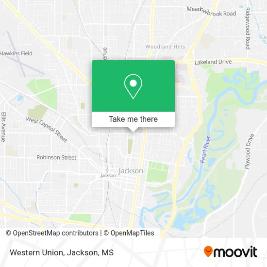 Western Union map