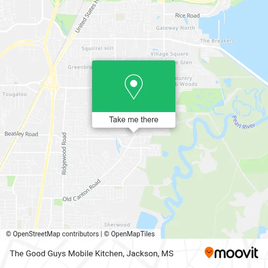The Good Guys Mobile Kitchen map