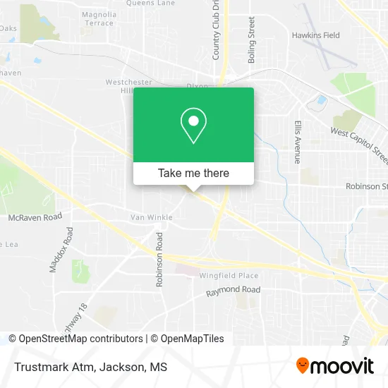 Trustmark Atm map