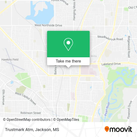 Trustmark Atm map