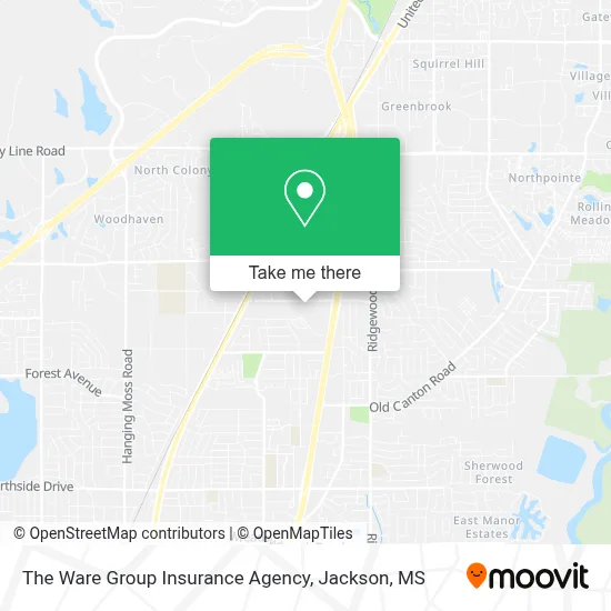 The Ware Group Insurance Agency map