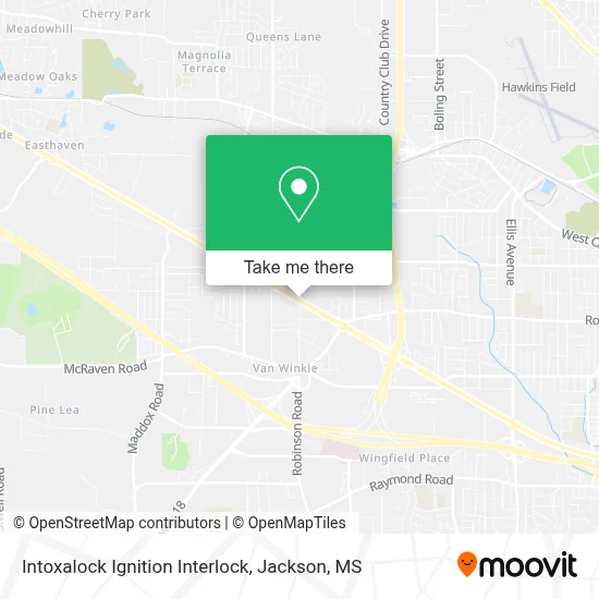 Intoxalock Ignition Interlock map