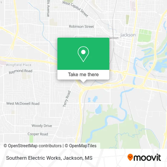 Southern Electric Works map