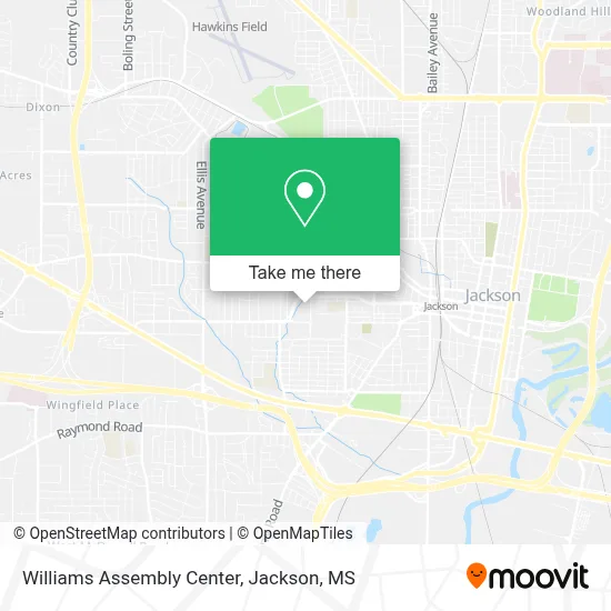 Williams Assembly Center map