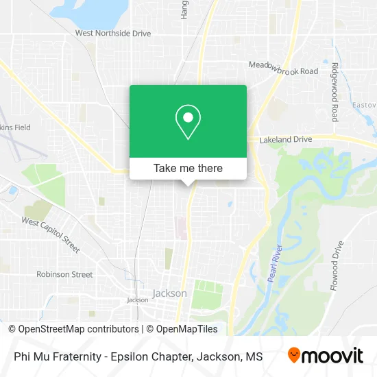Phi Mu Fraternity - Epsilon Chapter map