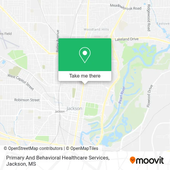 Primary And Behavioral Healthcare Services map