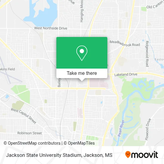 Jackson State University Stadium map