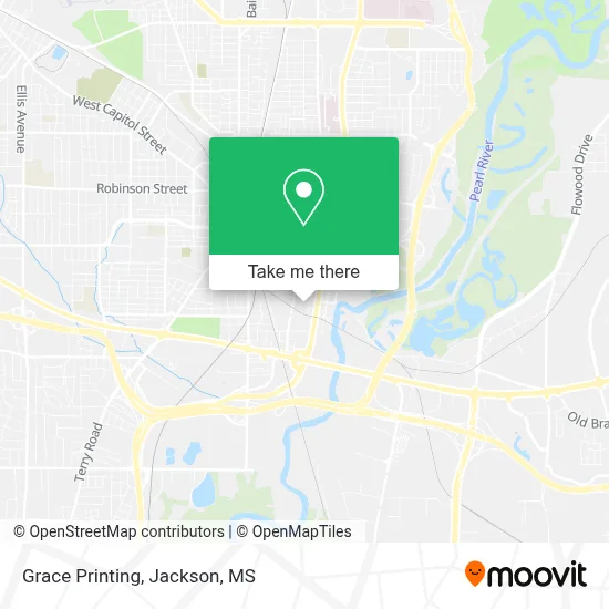 Grace Printing map