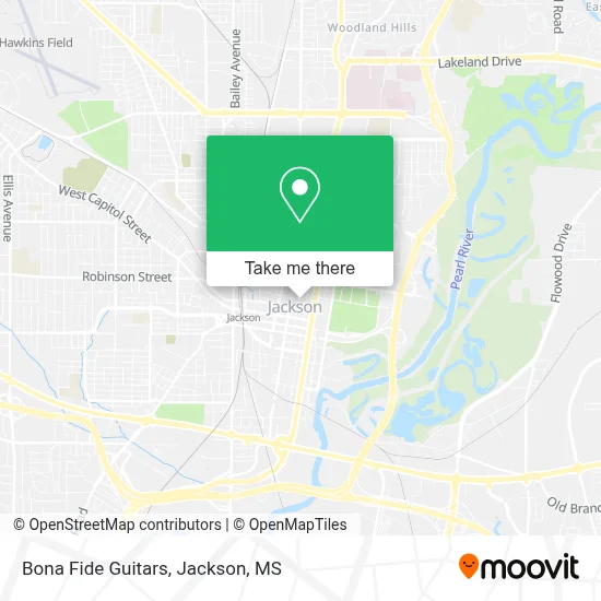 Bona Fide Guitars map