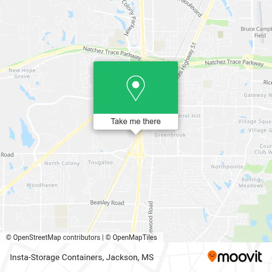 Insta-Storage Containers map