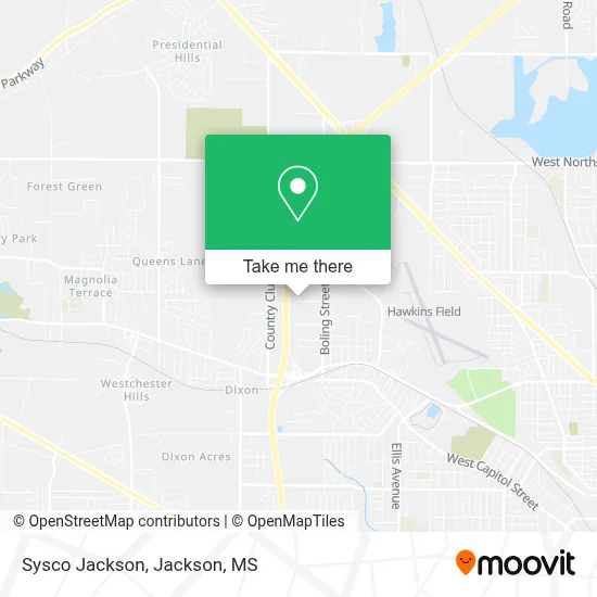 Sysco Jackson map