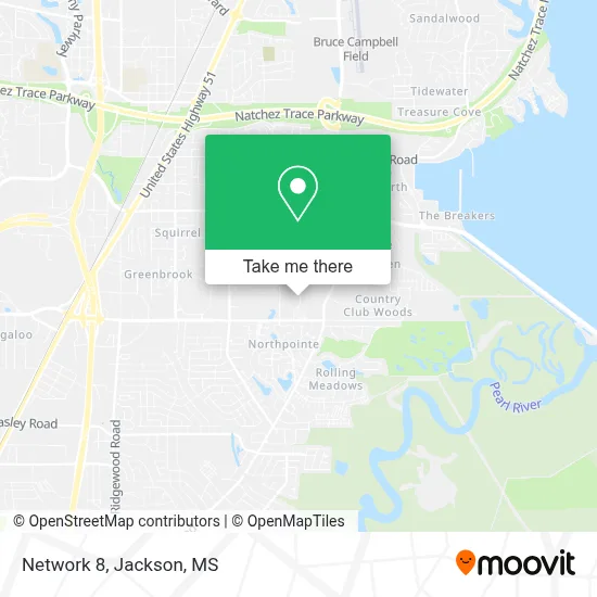 Network 8 map